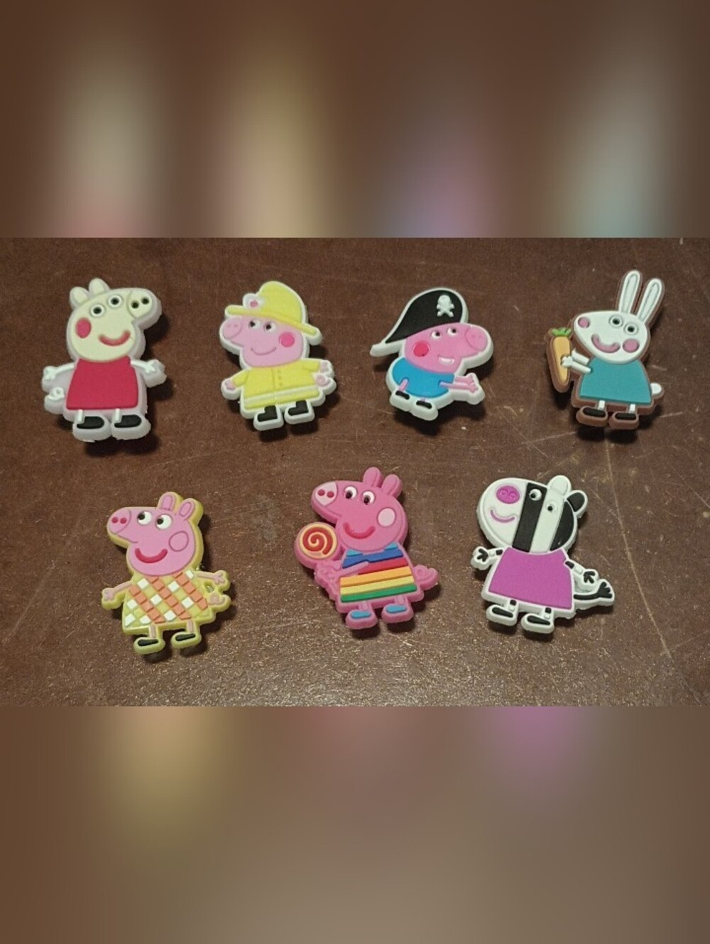 10/$10 Jibbitz Croc Shoe Charms - Mix/Match - Peppa Pig - New